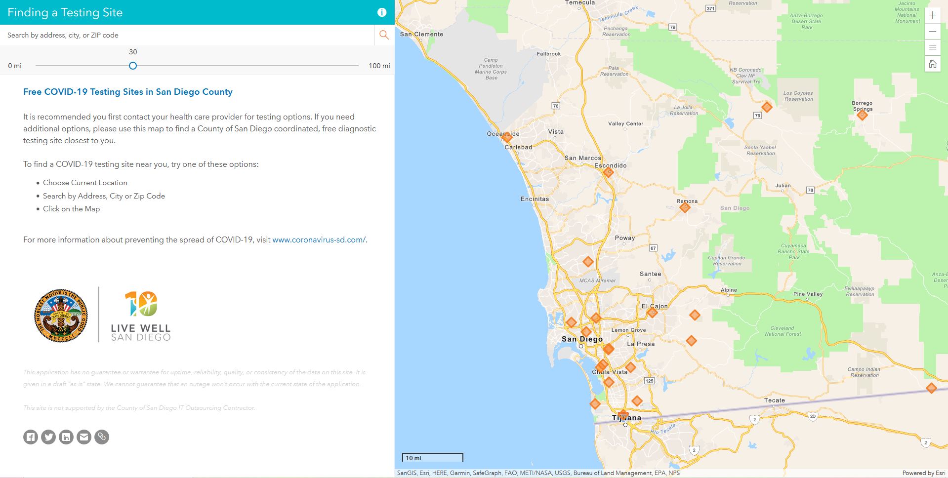 COVID19 Research Hub by the HDMA Center, San Diego State University